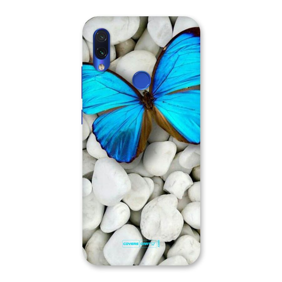 Blue Butterfly Back Case for Redmi Note 7