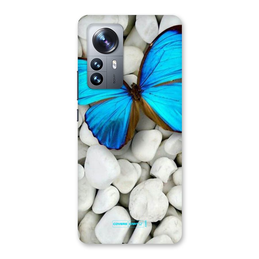Blue Butterfly Back Case for Xiaomi 12 Pro