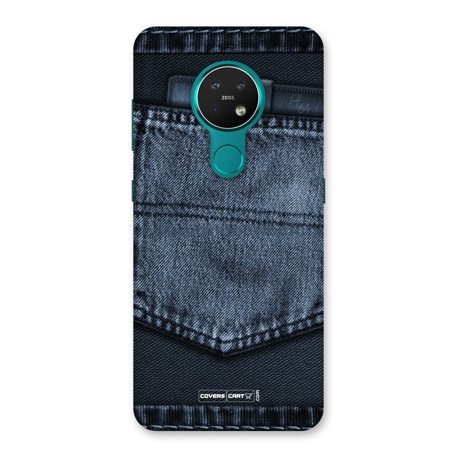 Blue Denim Back Case for Nokia 7.2