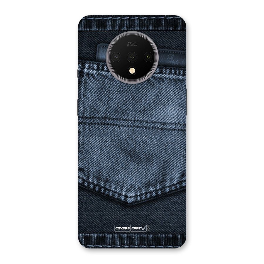 Blue Denim Back Case for OnePlus 7T