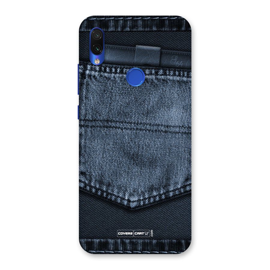 Blue Denim Back Case for Redmi Note 7S