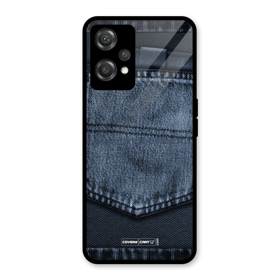 Blue Denim Glass Back Case for OnePlus Nord CE 2 Lite 5G