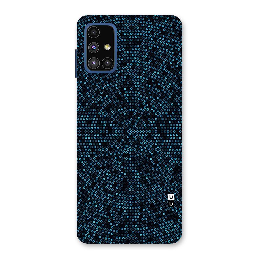 Blue Disco Lights Back Case for Galaxy M51