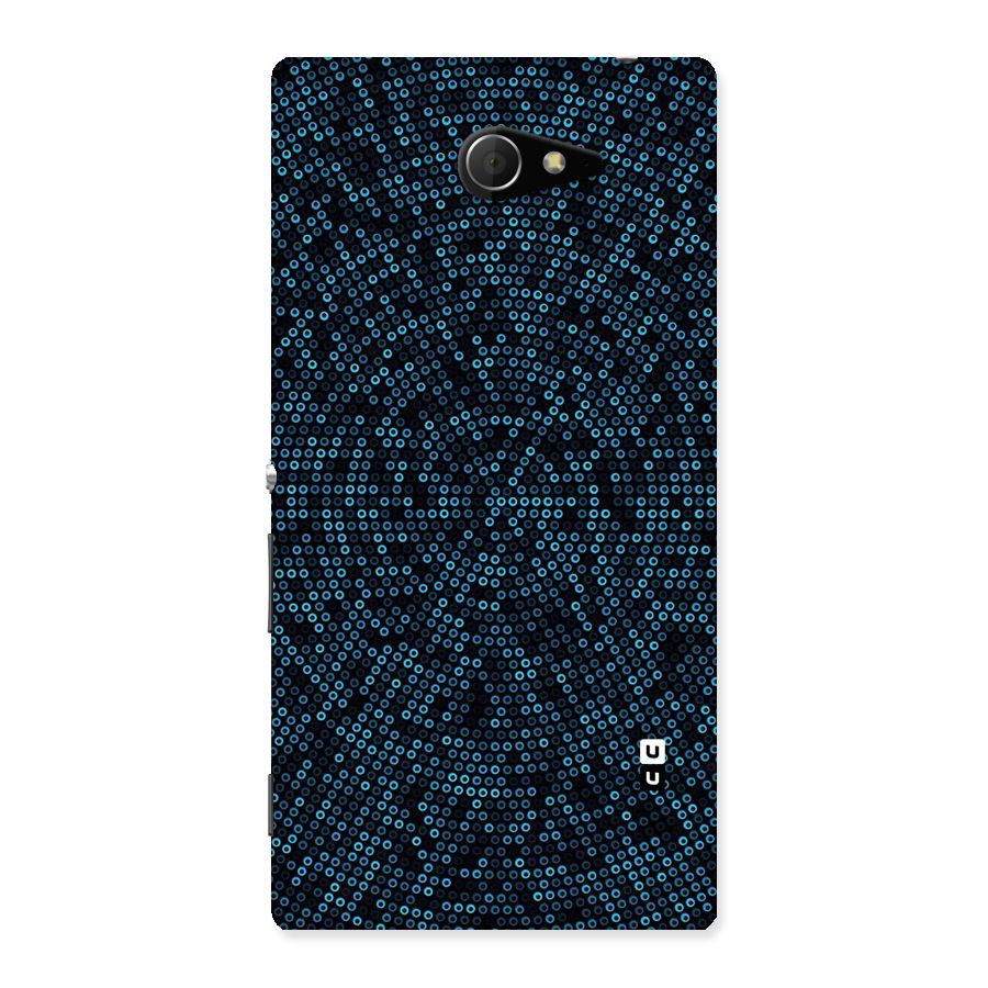 Blue Disco Lights Back Case for Sony Xperia M2