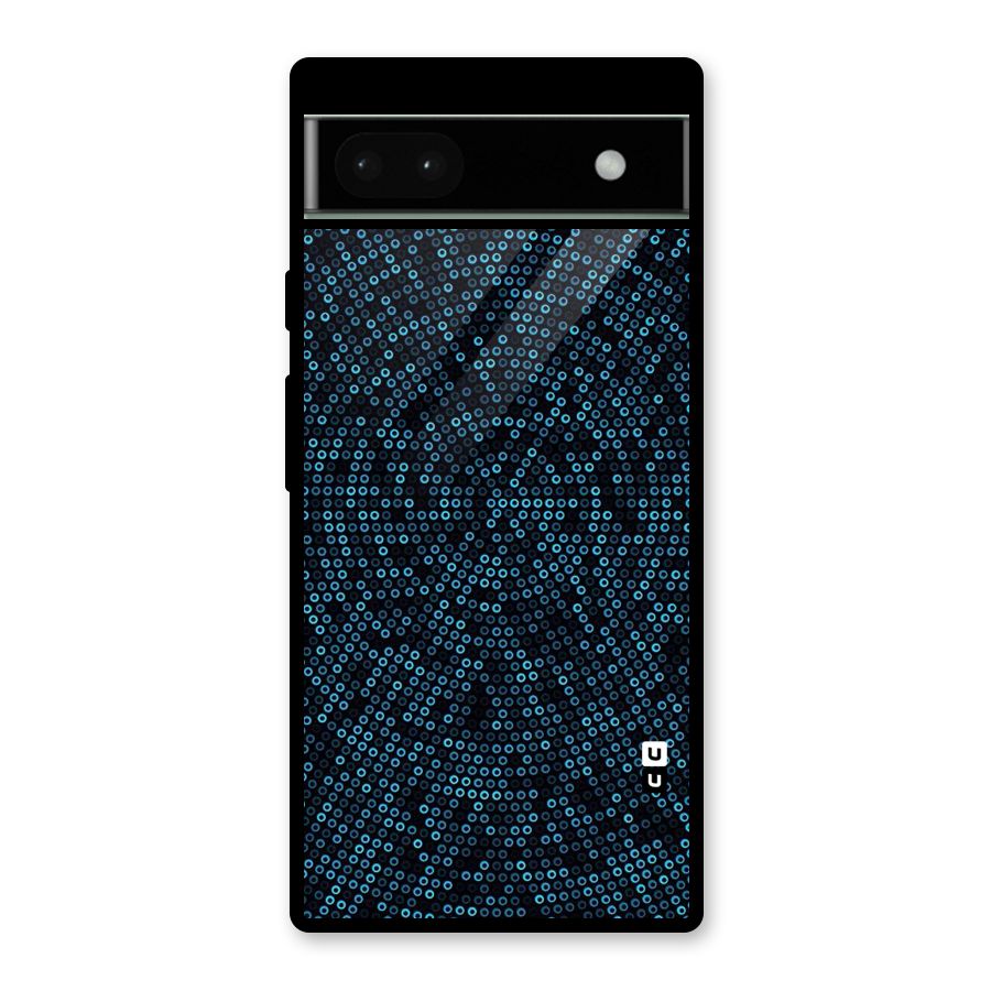 Blue Disco Lights Glass Back Case for Google Pixel 6a
