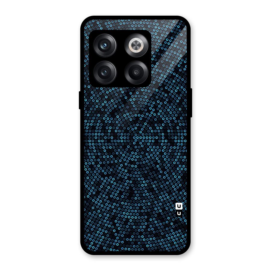 Blue Disco Lights Glass Back Case for OnePlus 10T