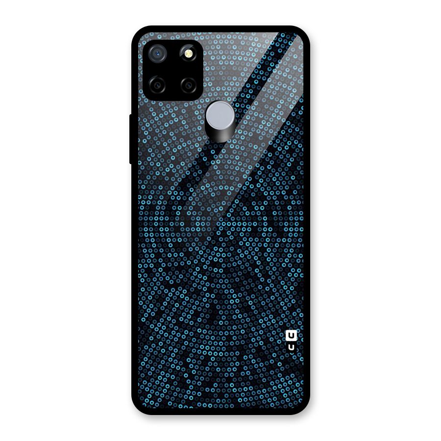 Blue Disco Lights Glass Back Case for Realme Narzo 20