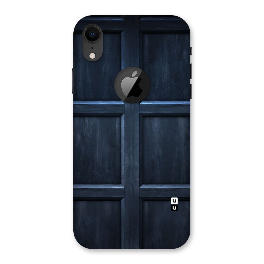 Blue Door Design Back Case for iPhone XR Logo Cut