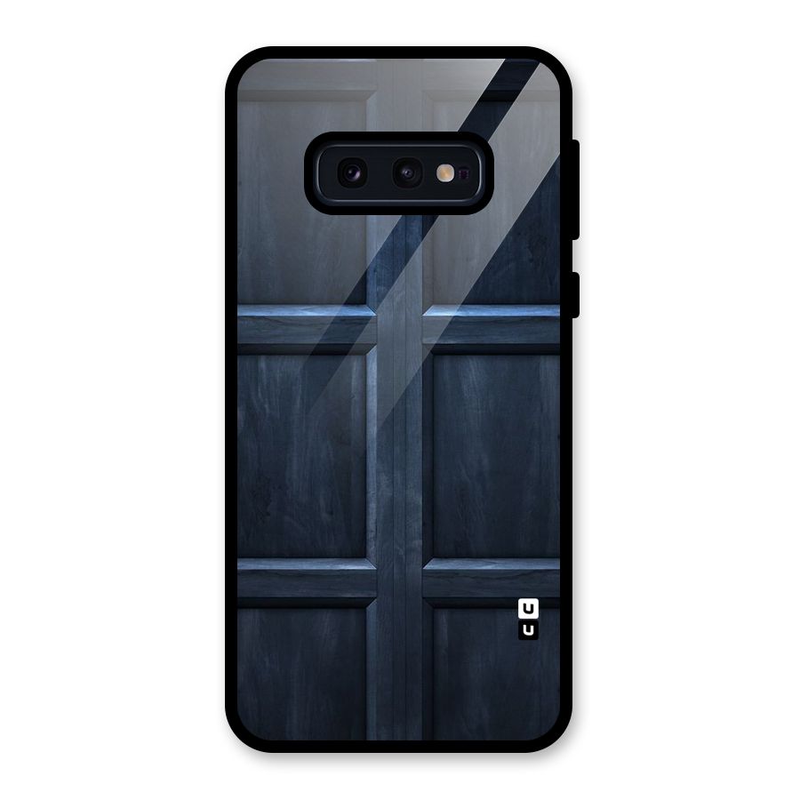 Blue Door Design Glass Back Case for Galaxy S10e