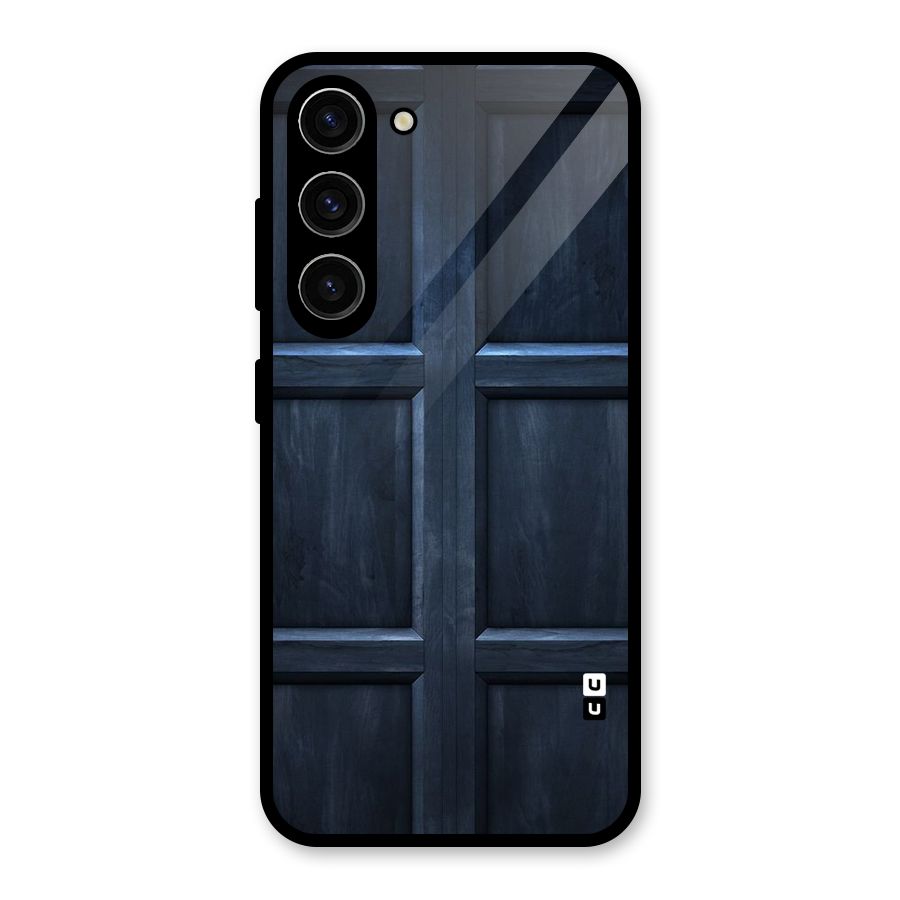 Blue Door Design Glass Back Case for Galaxy S23