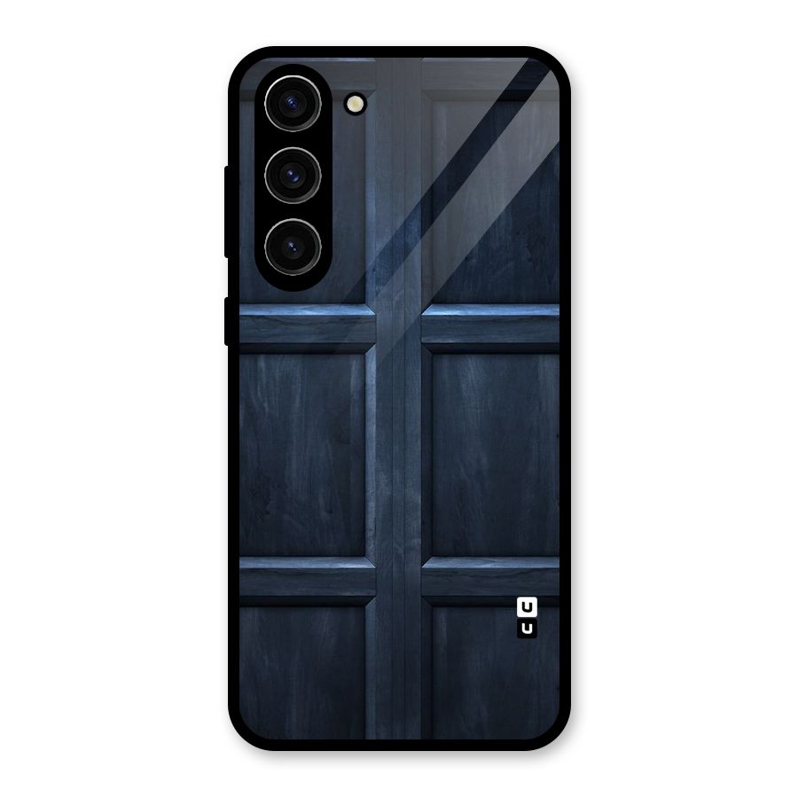 Blue Door Design Glass Back Case for Galaxy S23 Plus