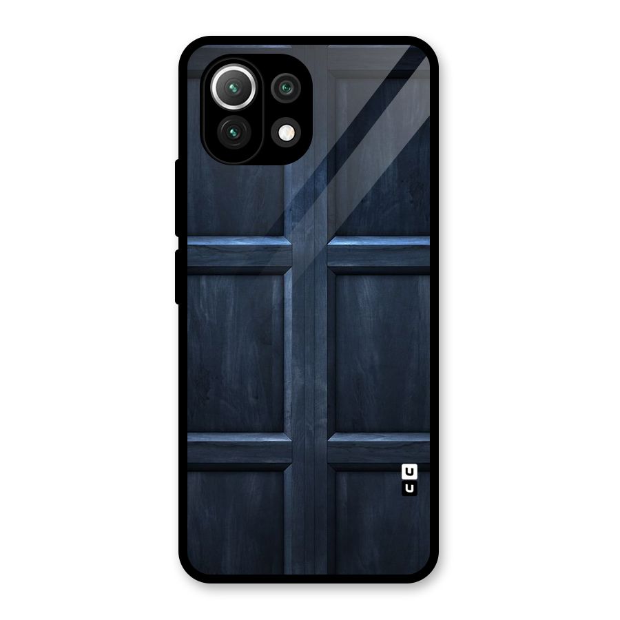 Blue Door Design Glass Back Case for Mi 11 Lite NE 5G