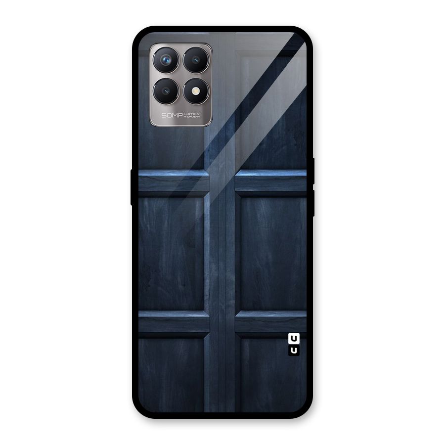 Blue Door Design Glass Back Case for Realme Narzo 50
