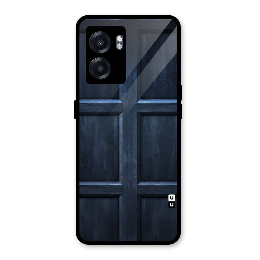 Blue Door Design Glass Back Case for Realme Narzo 50 5G