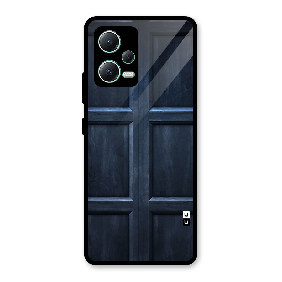 Blue Door Design Glass Back Case for Redmi Note 12 5G