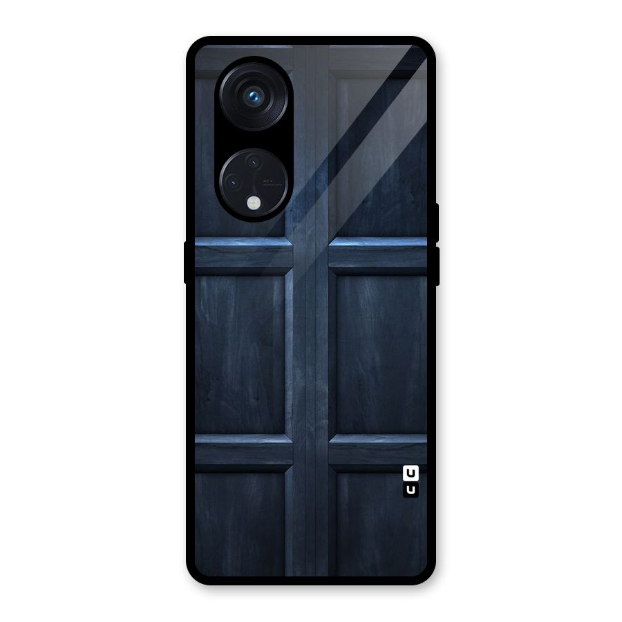 Blue Door Design Glass Back Case for Reno8 T 5G