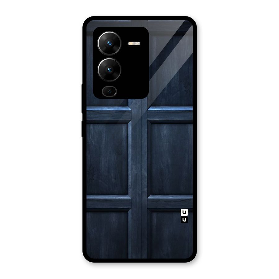 Blue Door Design Glass Back Case for Vivo V25 Pro