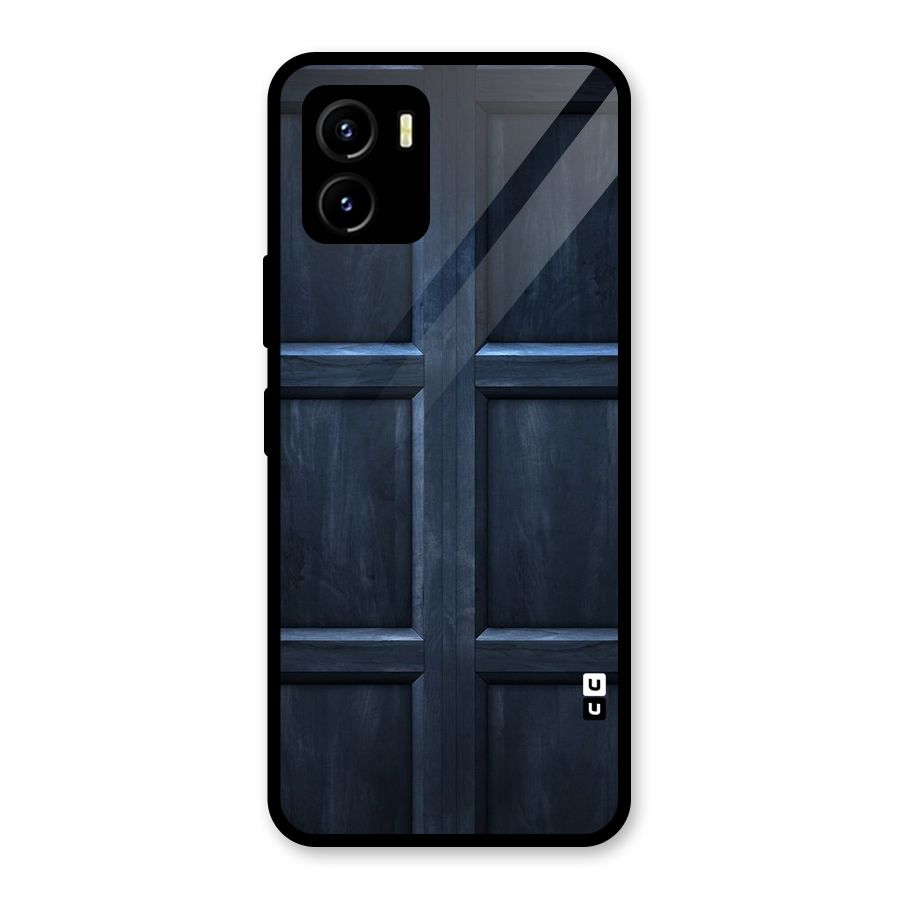 Blue Door Design Glass Back Case for Vivo Y15s