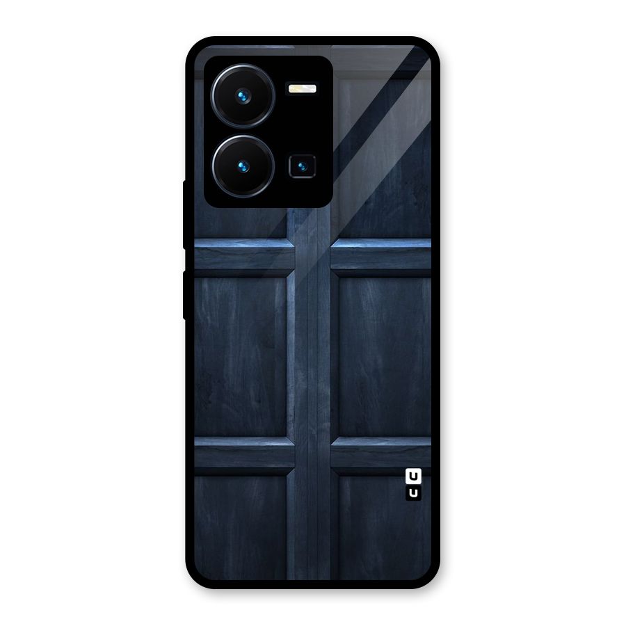 Blue Door Design Glass Back Case for Vivo Y35