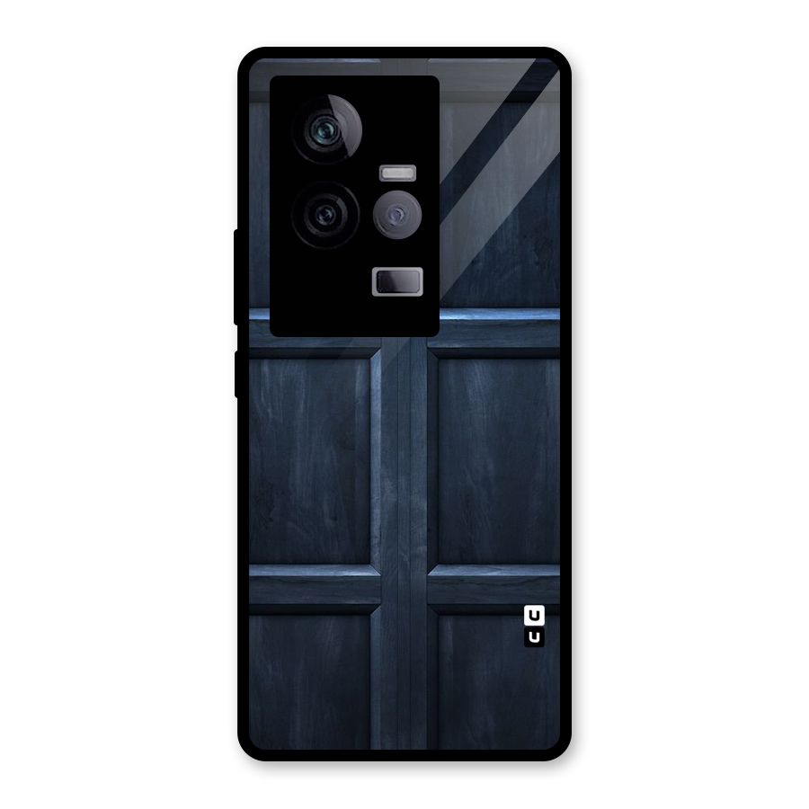 Blue Door Design Glass Back Case for Vivo iQOO 11 5G