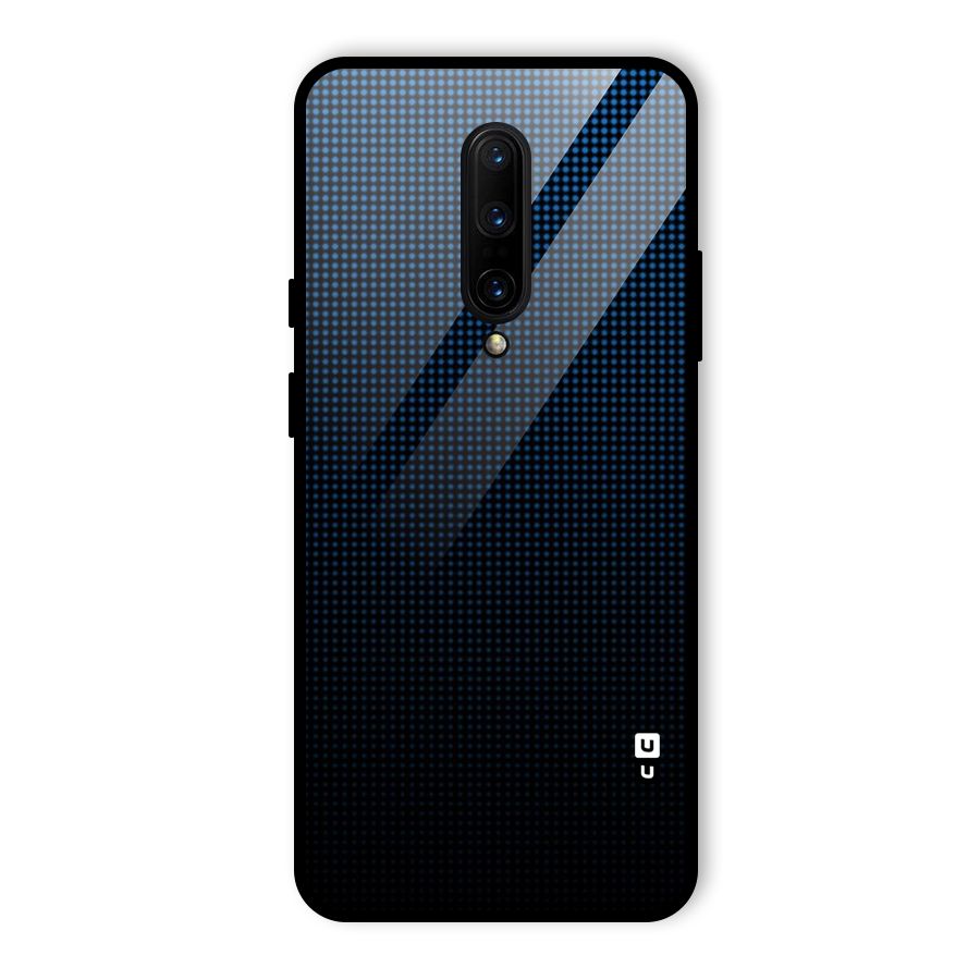 Blue Dots Shades Glass Back Case for OnePlus 7 Pro