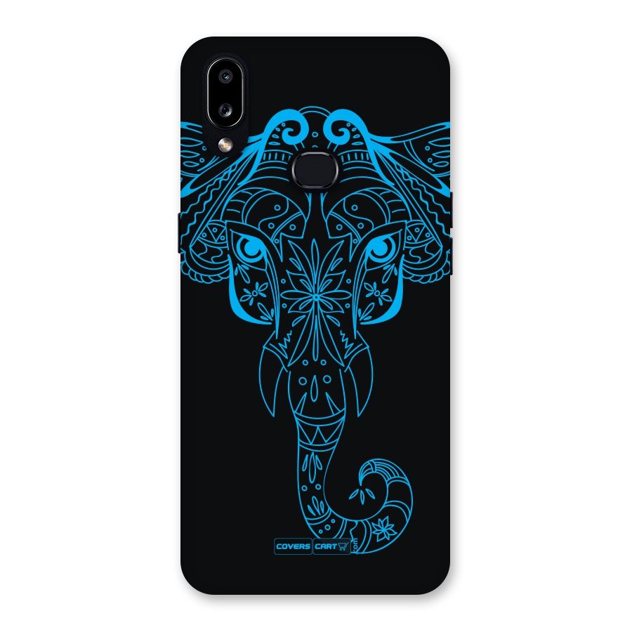 Blue Elephant Ethnic Back Case for Galaxy A10s