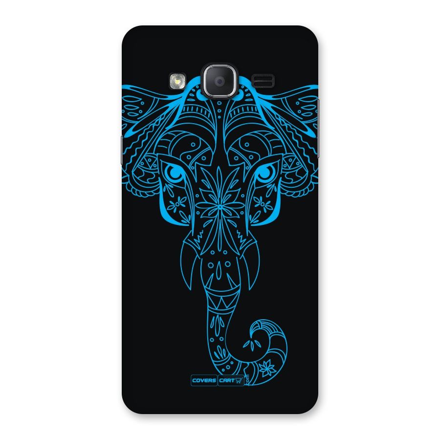 Blue Elephant Ethnic Back Case for Galaxy On7 2015