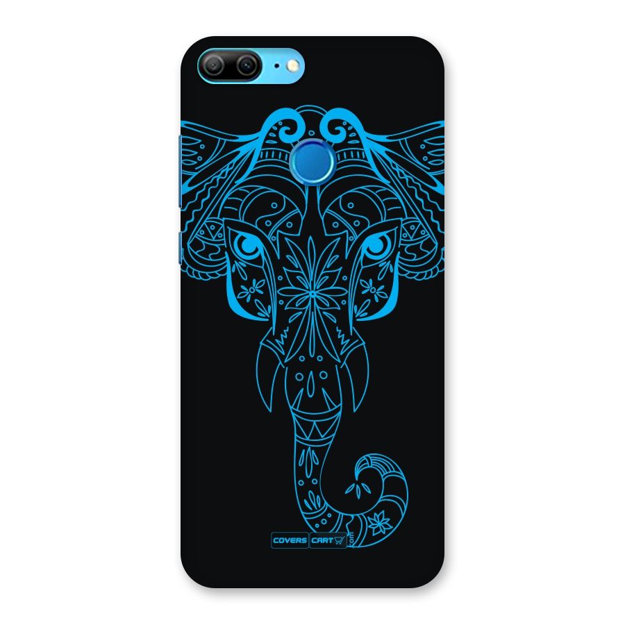 Blue Elephant Ethnic Back Case for Honor 9 Lite