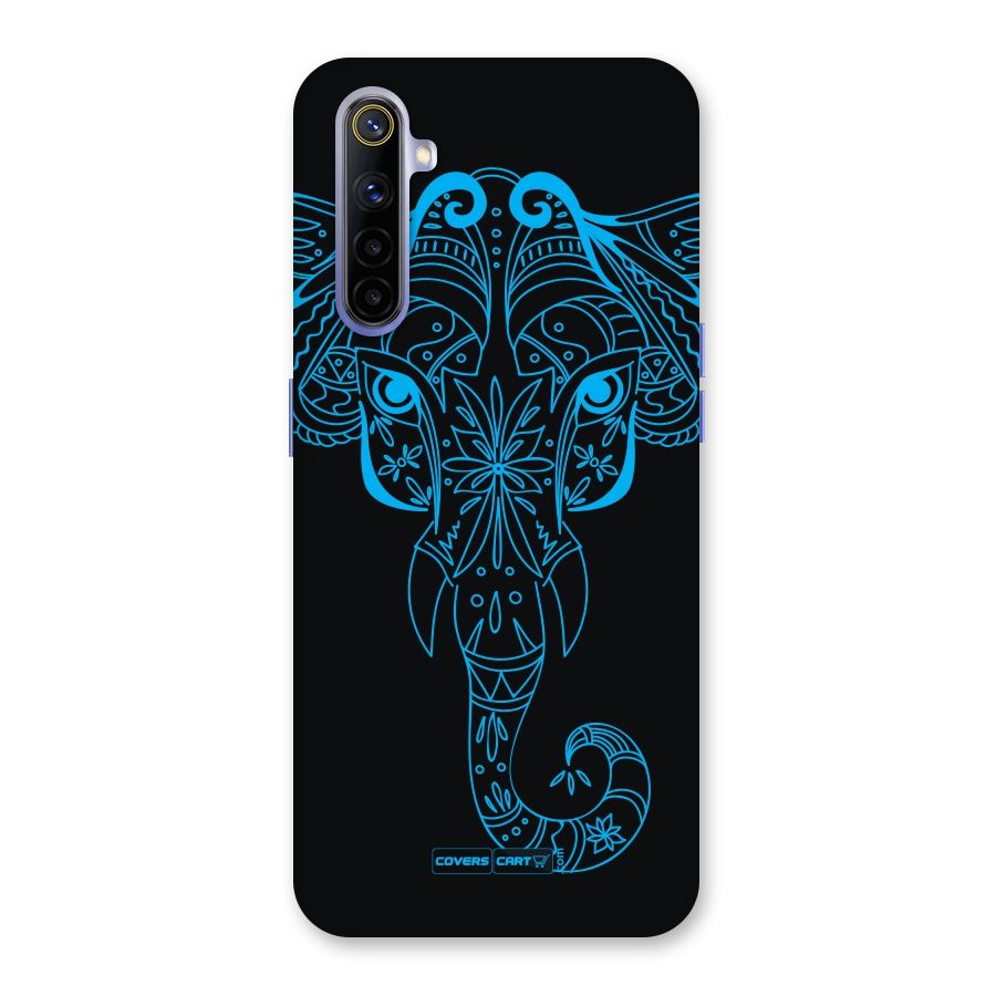 Blue Elephant Ethnic Back Case for Realme 6i