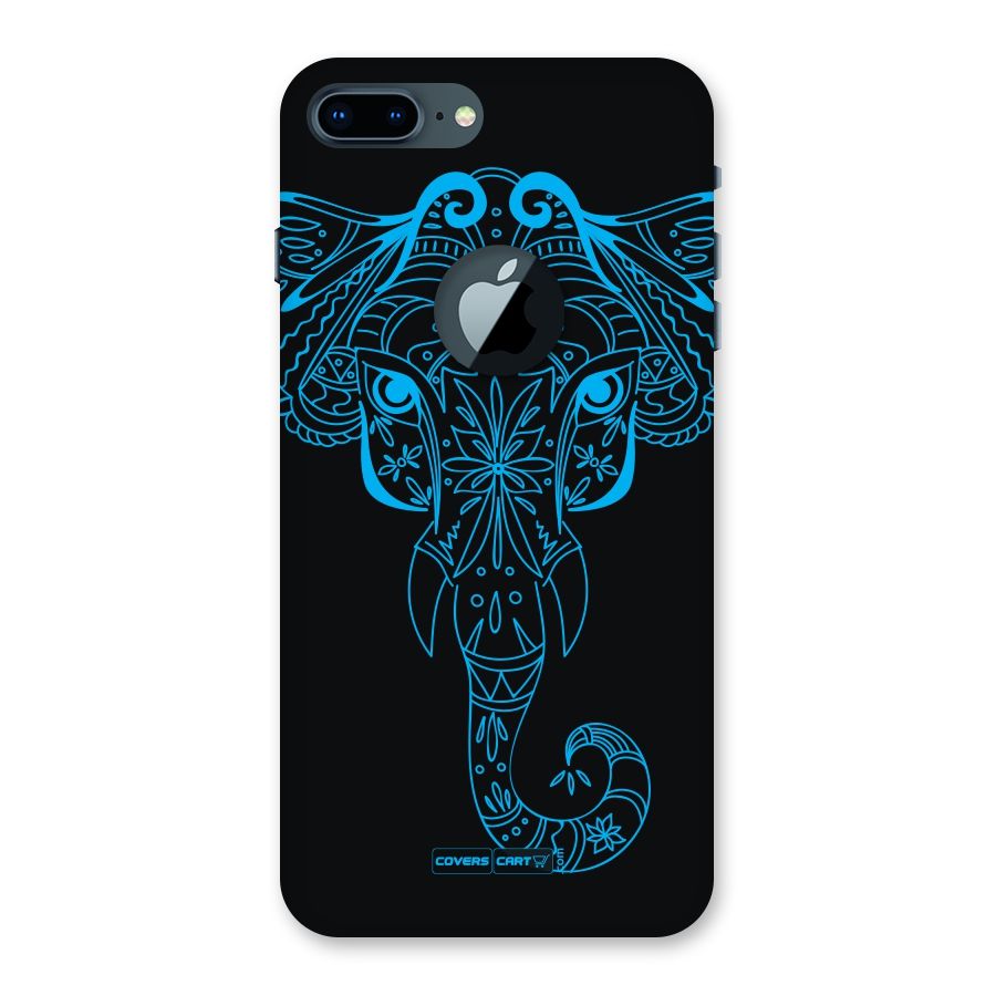 Blue Elephant Ethnic Back Case for iPhone 7 Plus Logo Cut
