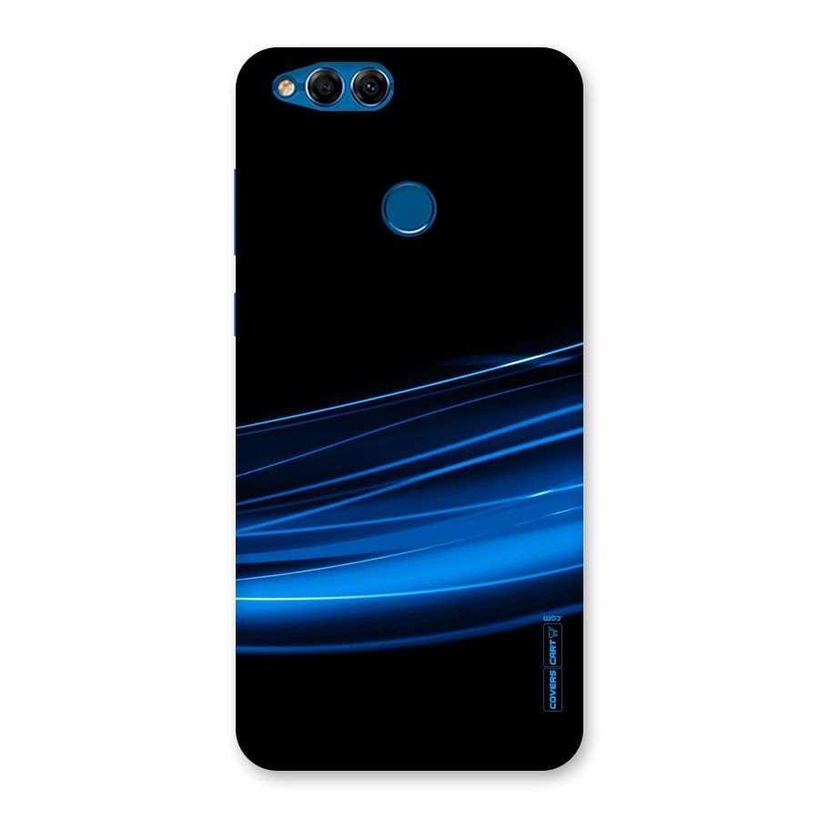 Blue Flow Back Case for Honor 7X