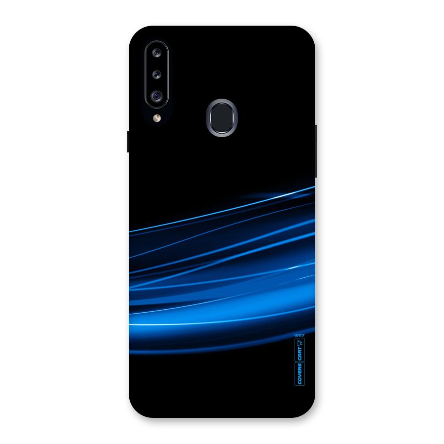 Blue Flow Back Case for Samsung Galaxy A20s