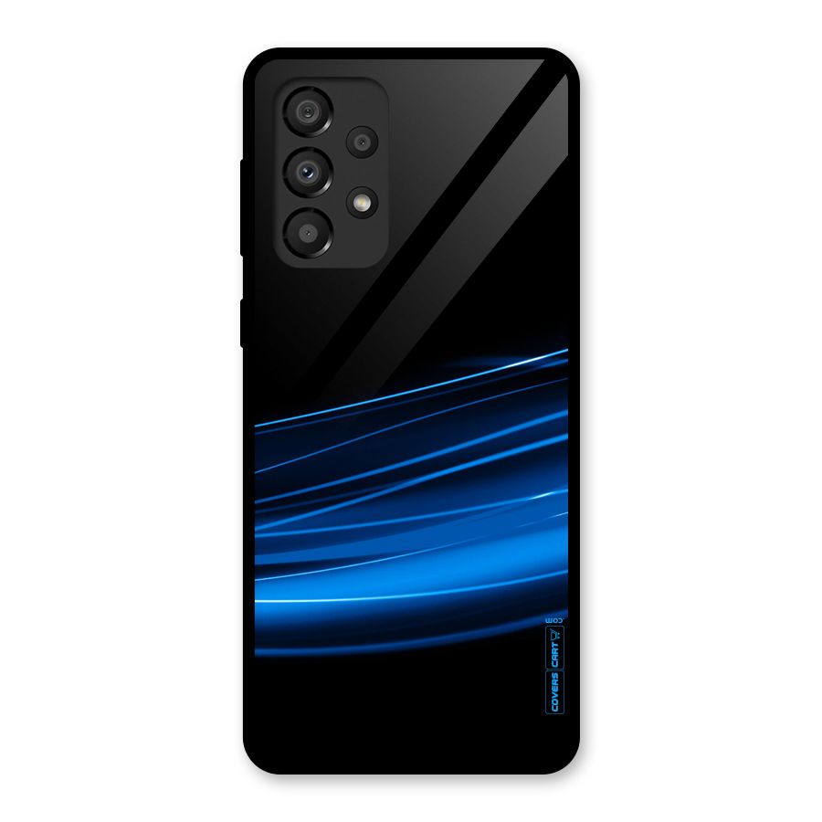 Blue Flow Glass Back Case for Galaxy A33 5G