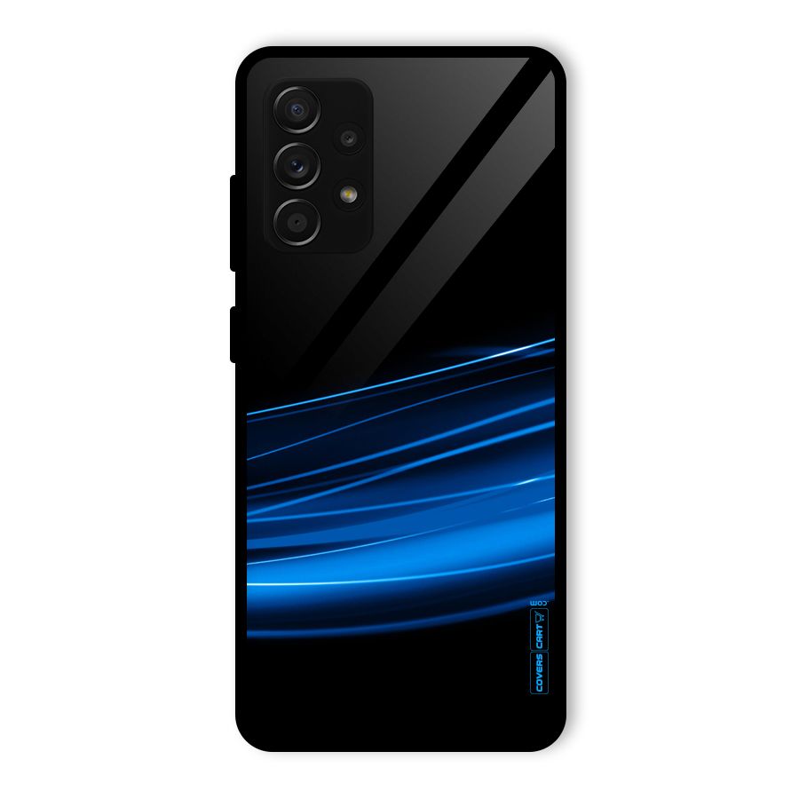 Blue Flow Glass Back Case for Galaxy A53 5G