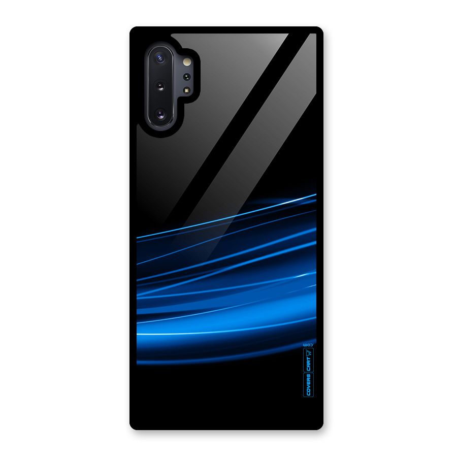 Blue Flow Glass Back Case for Galaxy Note 10 Plus