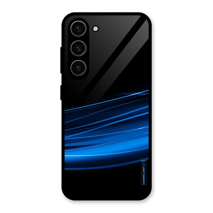 Blue Flow Glass Back Case for Galaxy S23