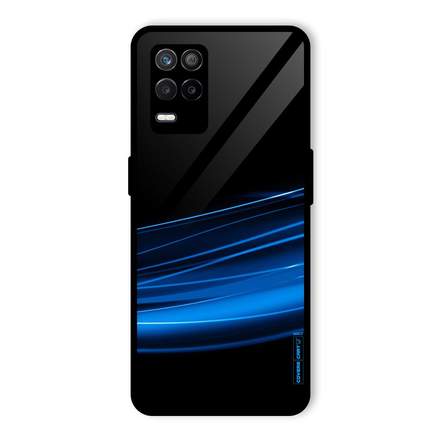 Blue Flow Glass Back Case for Realme 8 5G