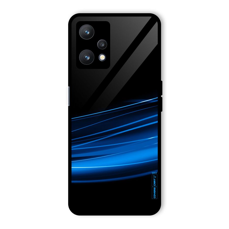 Blue Flow Glass Back Case for Realme 9 Pro 5G