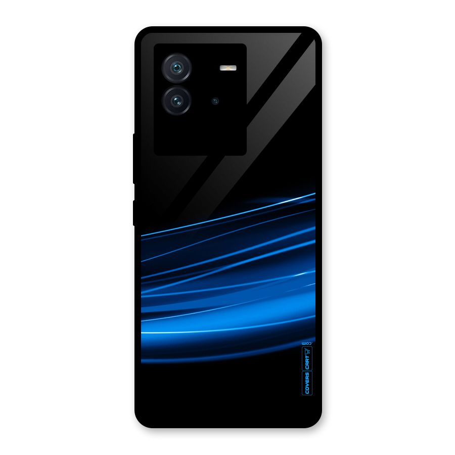 Blue Flow Glass Back Case for Vivo iQOO Neo 6 5G
