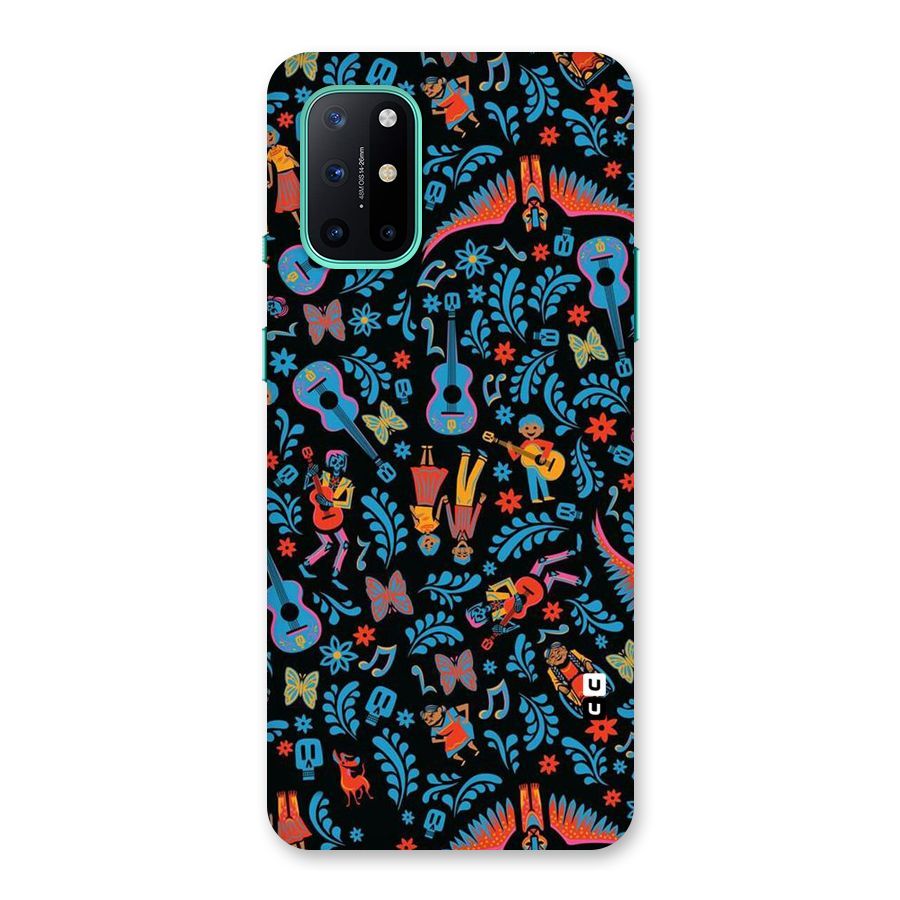 Blue Guitar Pattern Back Case for OnePlus 8T
