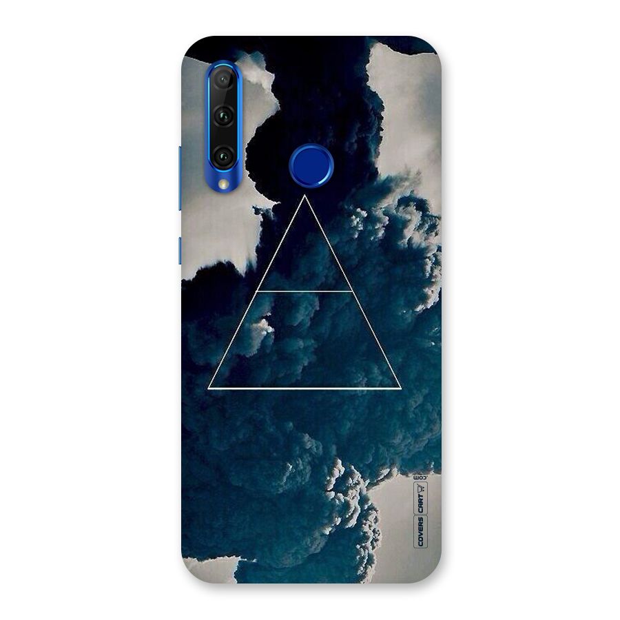 Blue Hue Smoke Back Case for Honor 20i