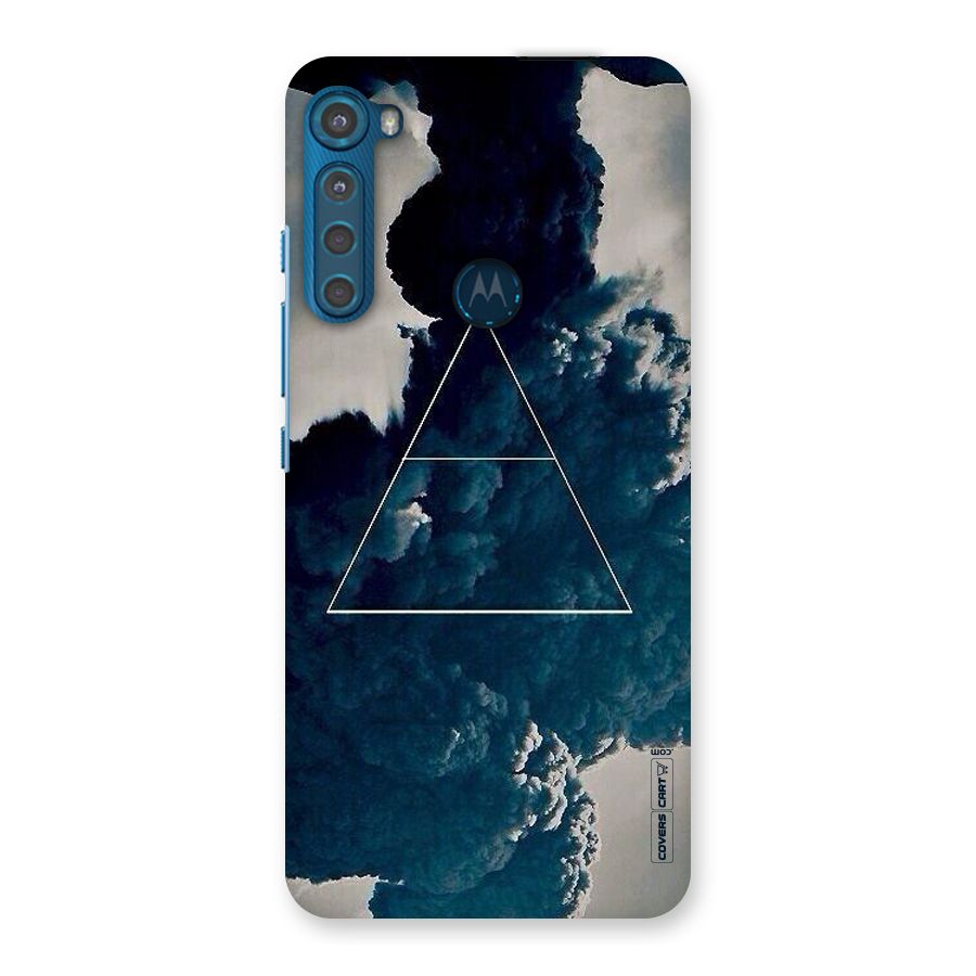 Blue Hue Smoke Back Case for Motorola One Fusion Plus