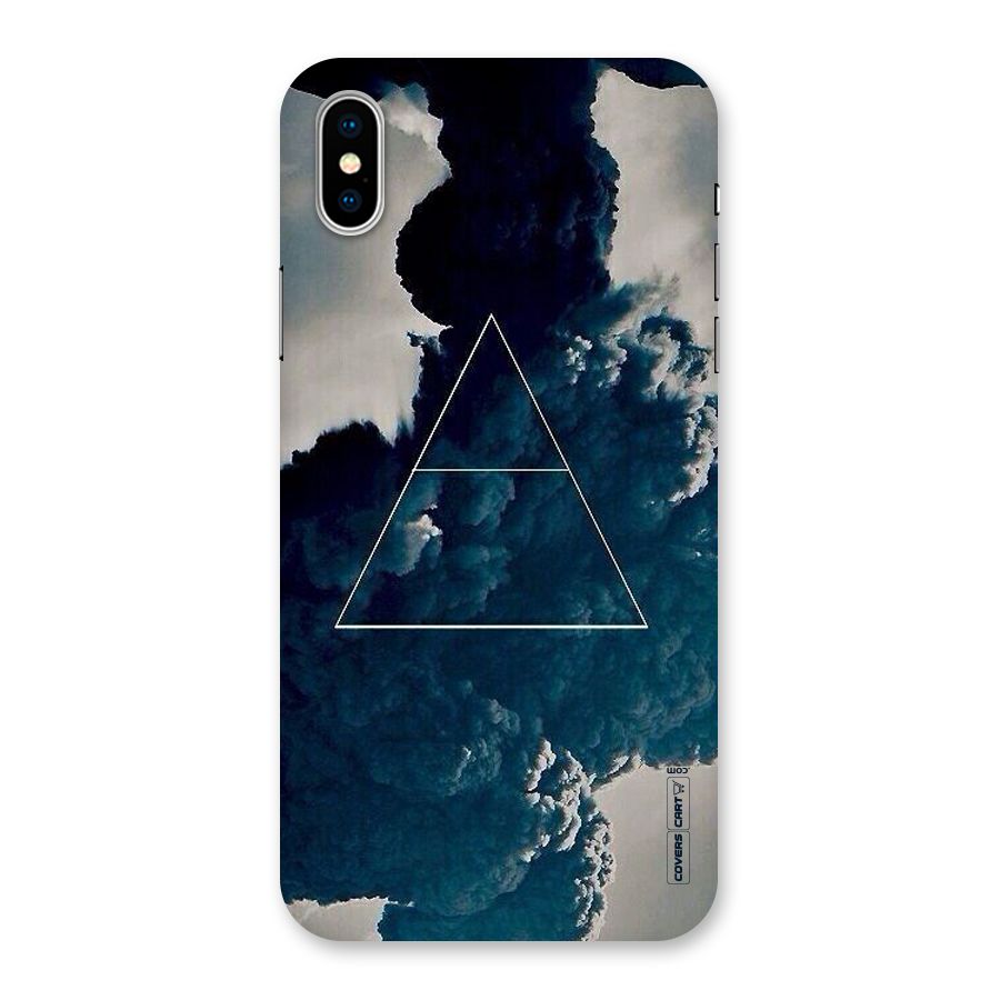 Blue Hue Smoke Back Case for iPhone XS