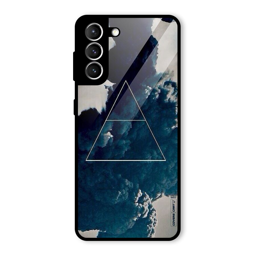 Blue Hue Smoke Glass Back Case for Galaxy S21 5G