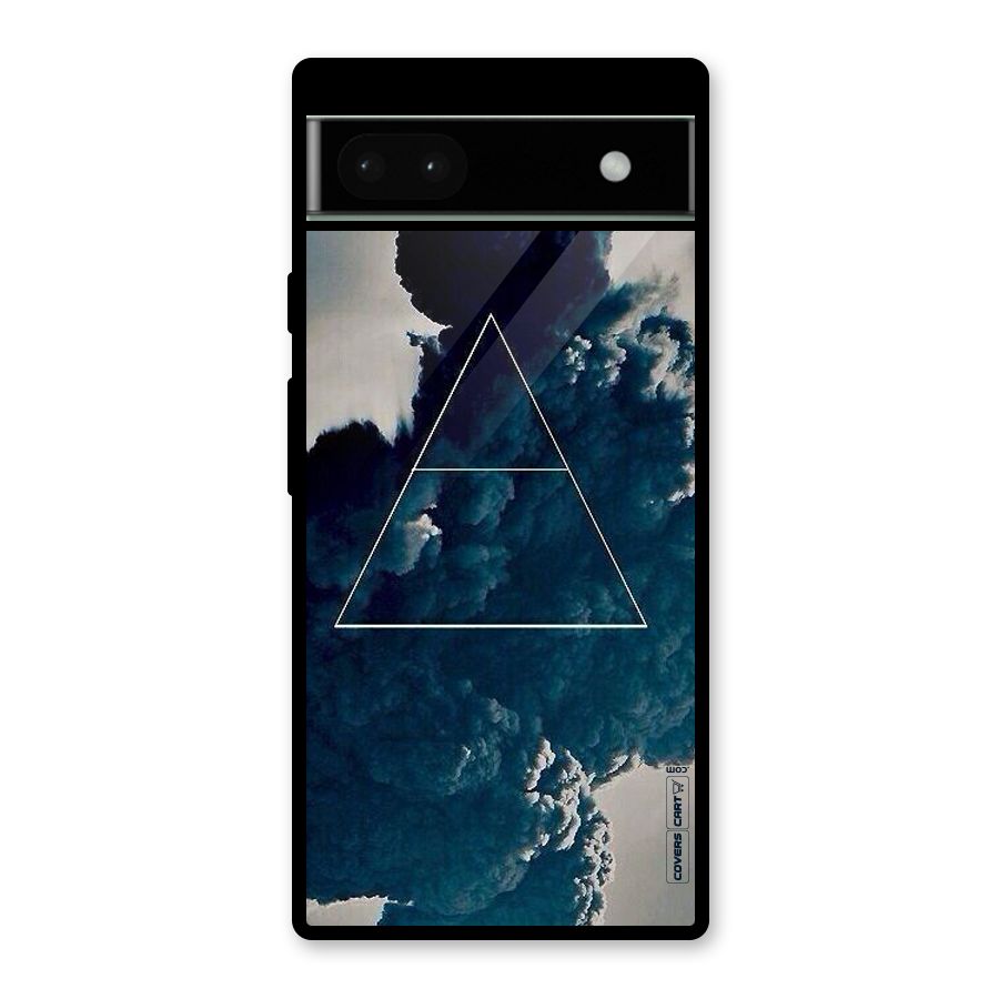 Blue Hue Smoke Glass Back Case for Google Pixel 6a