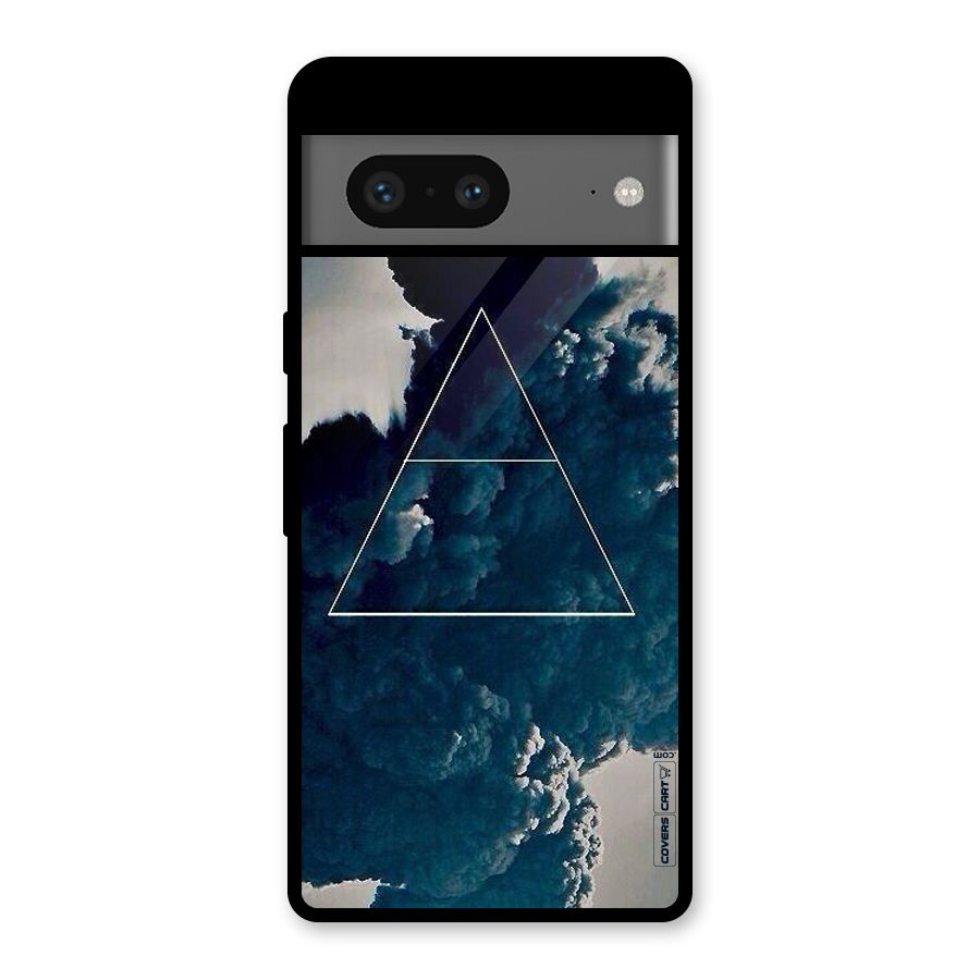 Blue Hue Smoke Glass Back Case for Google Pixel 7