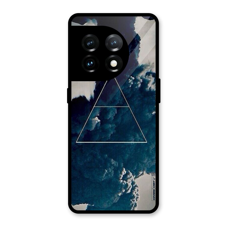 Blue Hue Smoke Glass Back Case for OnePlus 11