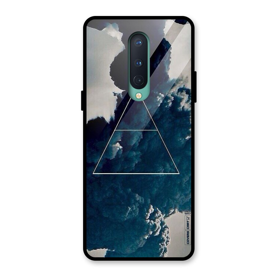 Blue Hue Smoke Glass Back Case for OnePlus 8