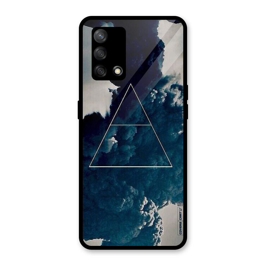 Blue Hue Smoke Glass Back Case for Oppo F19