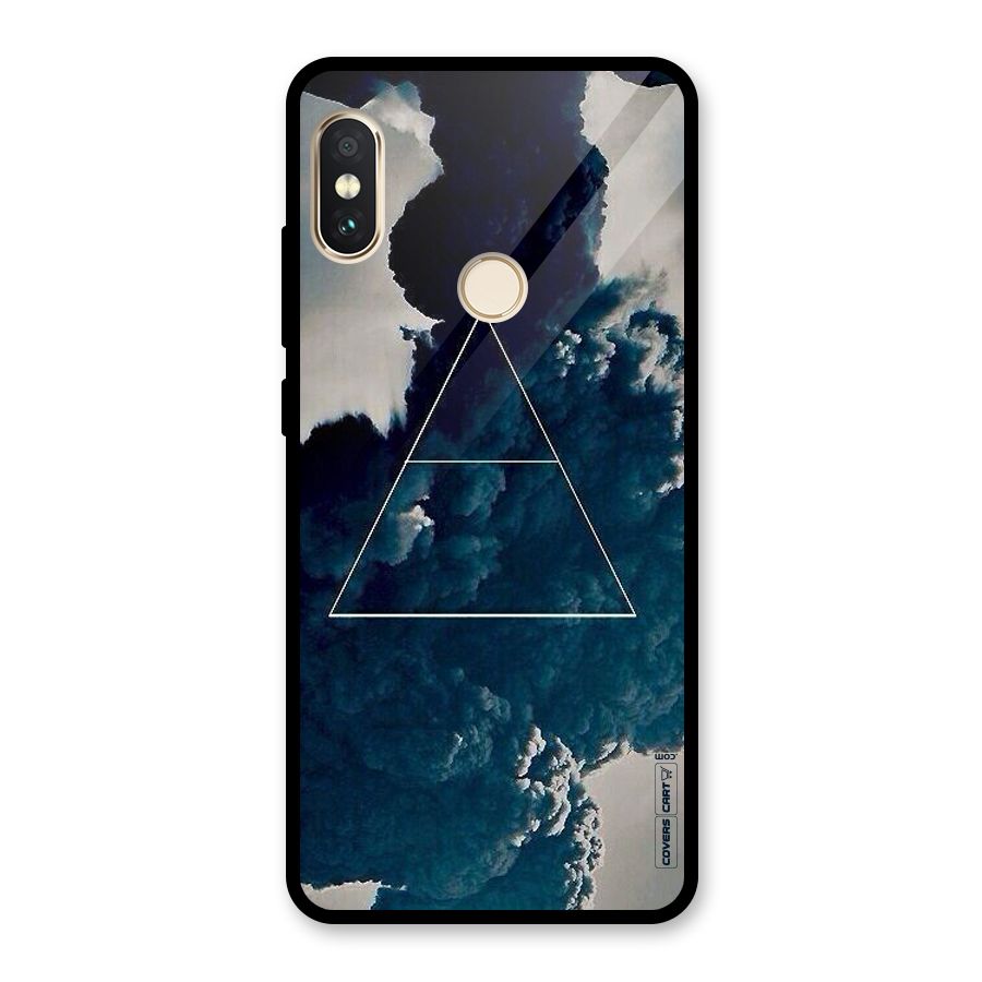 Blue Hue Smoke Glass Back Case for Redmi Note 5 Pro